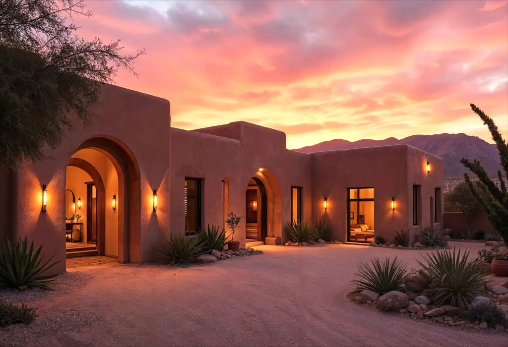 Stucco repair in Tucson home exterior wall